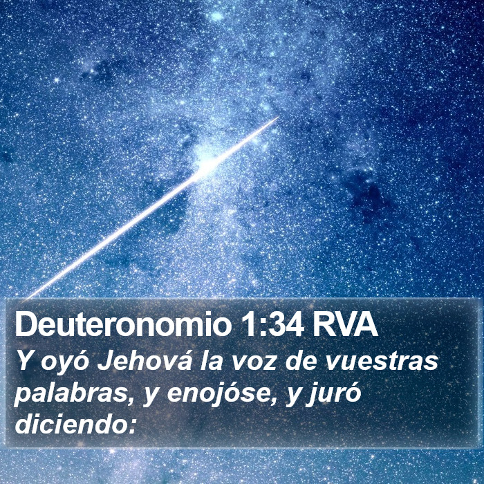 Deuteronomio 1:34 RVA Bible Study