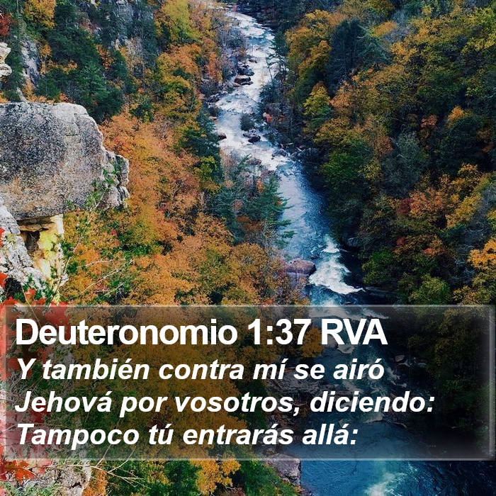 Deuteronomio 1:37 RVA Bible Study