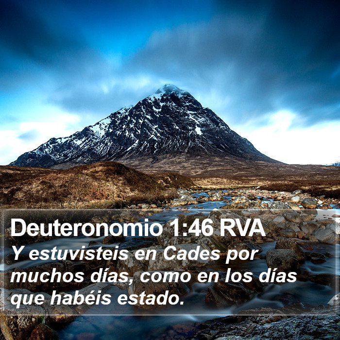 Deuteronomio 1:46 RVA Bible Study