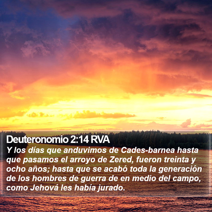 Deuteronomio 2:14 RVA Bible Study