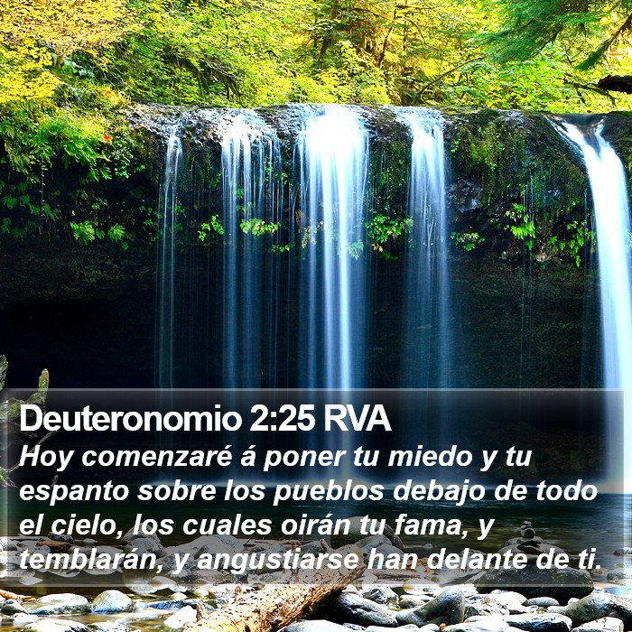 Deuteronomio 2:25 RVA Bible Study