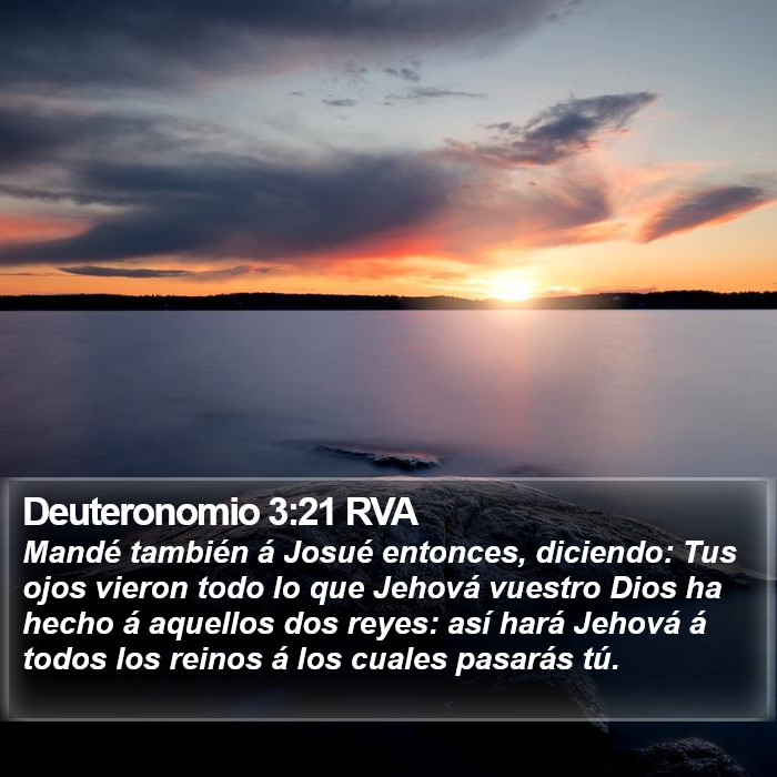 Deuteronomio 3:21 RVA Bible Study