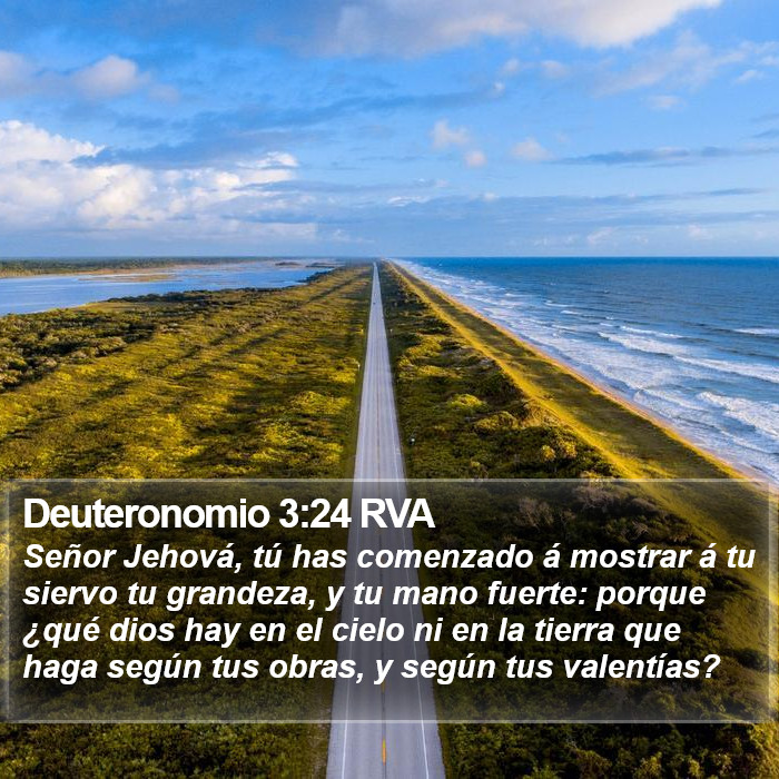 Deuteronomio 3:24 RVA Bible Study