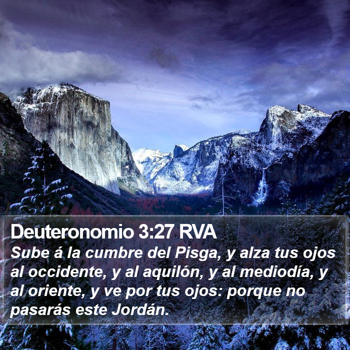 Deuteronomio 3:27 RVA Bible Study