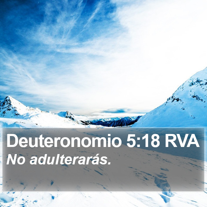 Deuteronomio 5:18 RVA Bible Study