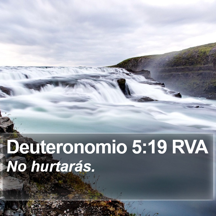 Deuteronomio 5:19 RVA Bible Study