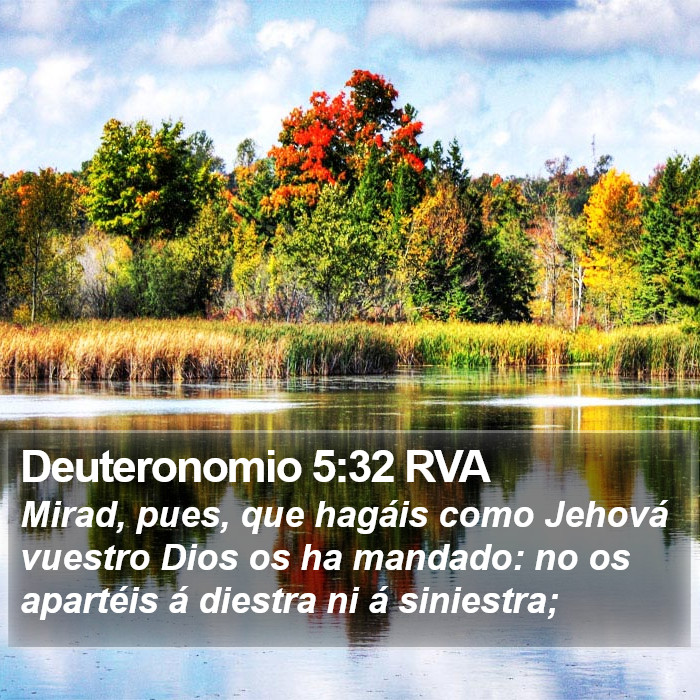 Deuteronomio 5:32 RVA Bible Study