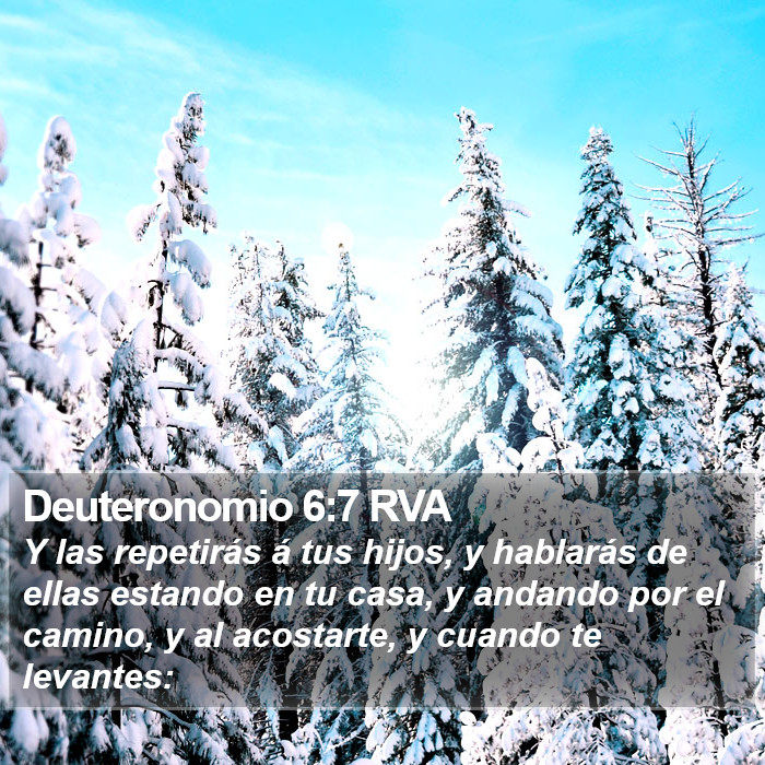 Deuteronomio 6:7 RVA Bible Study