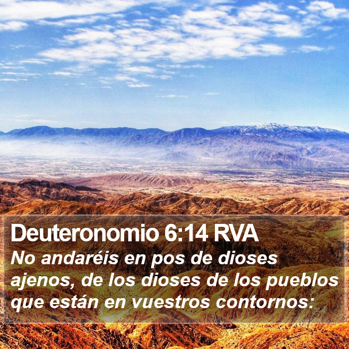 Deuteronomio 6:14 RVA Bible Study