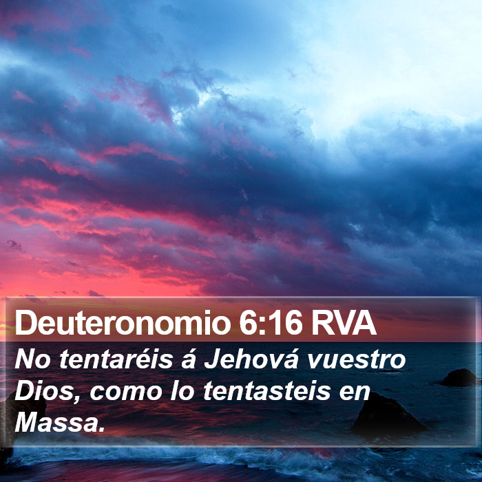 Deuteronomio 6:16 RVA Bible Study