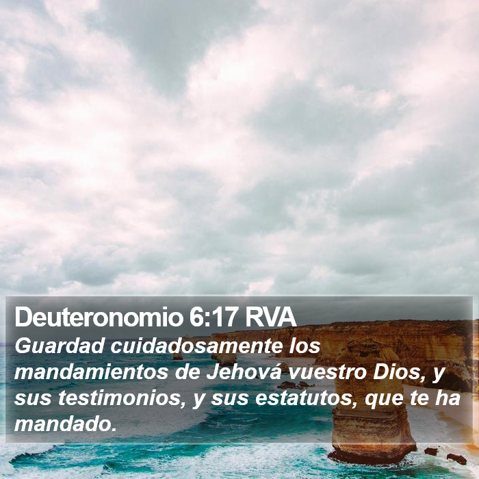 Deuteronomio 6:17 RVA Bible Study