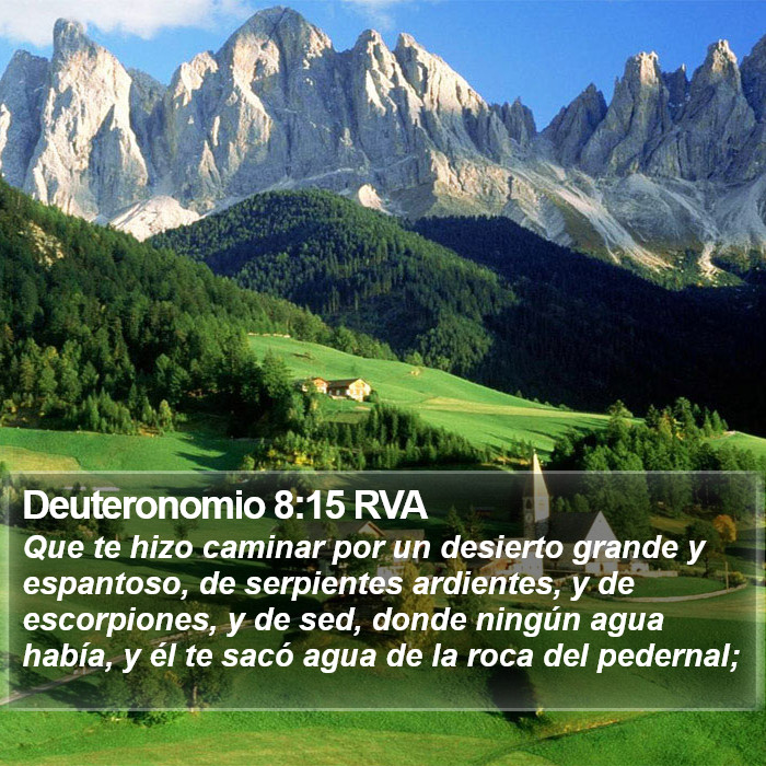 Deuteronomio 8:15 RVA Bible Study