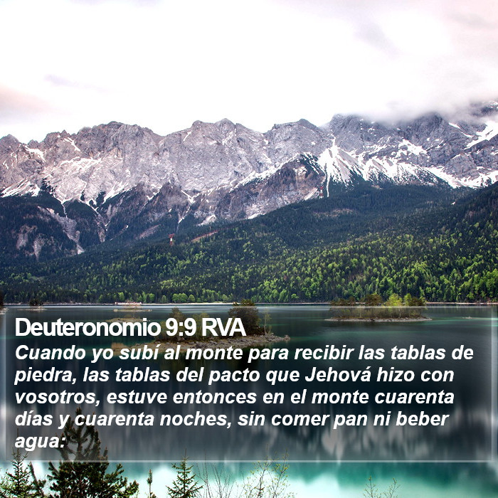 Deuteronomio 9:9 RVA Bible Study