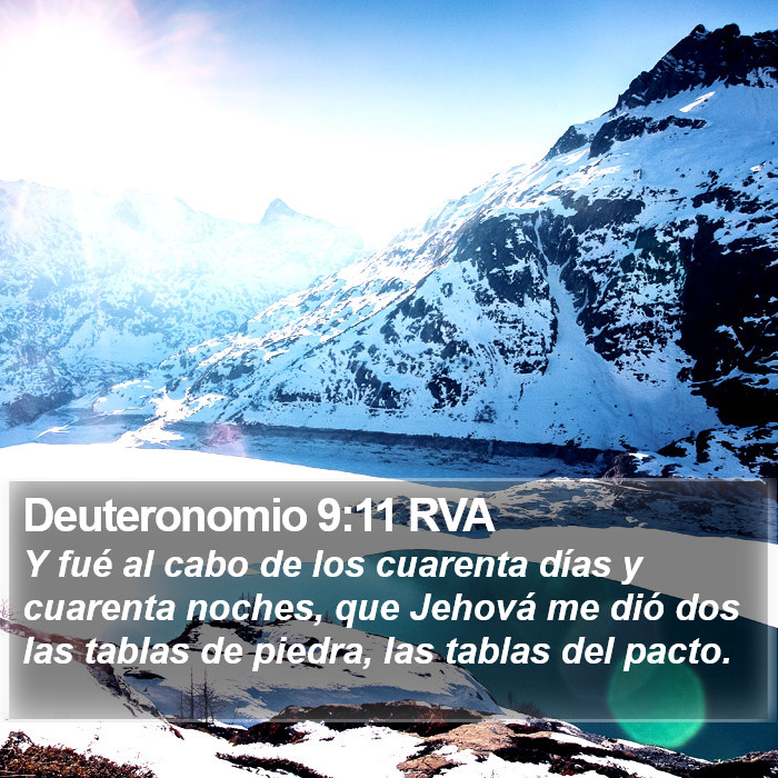 Deuteronomio 9:11 RVA Bible Study