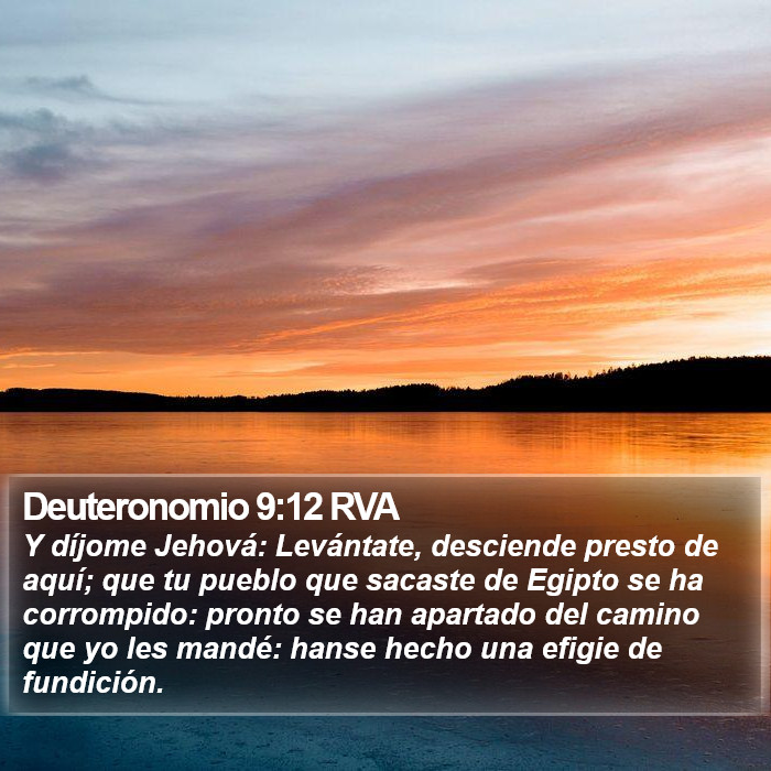 Deuteronomio 9:12 RVA Bible Study