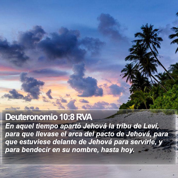 Deuteronomio 10:8 RVA Bible Study