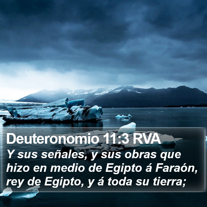 Deuteronomio 11:3 RVA Bible Study