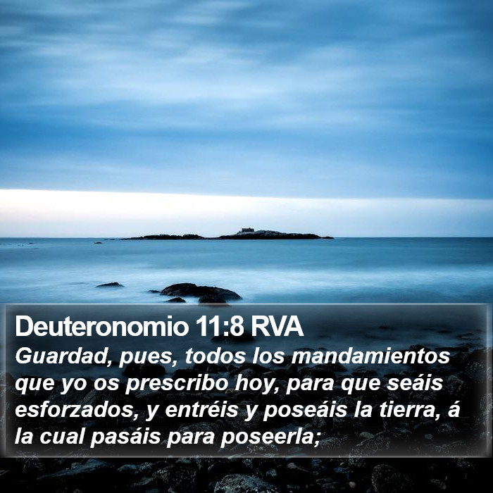 Deuteronomio 11:8 RVA Bible Study