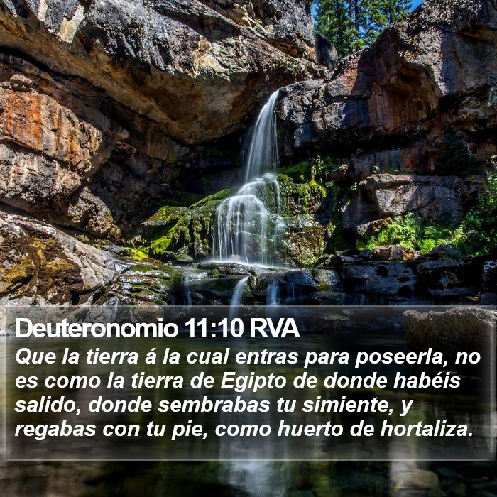 Deuteronomio 11:10 RVA Bible Study