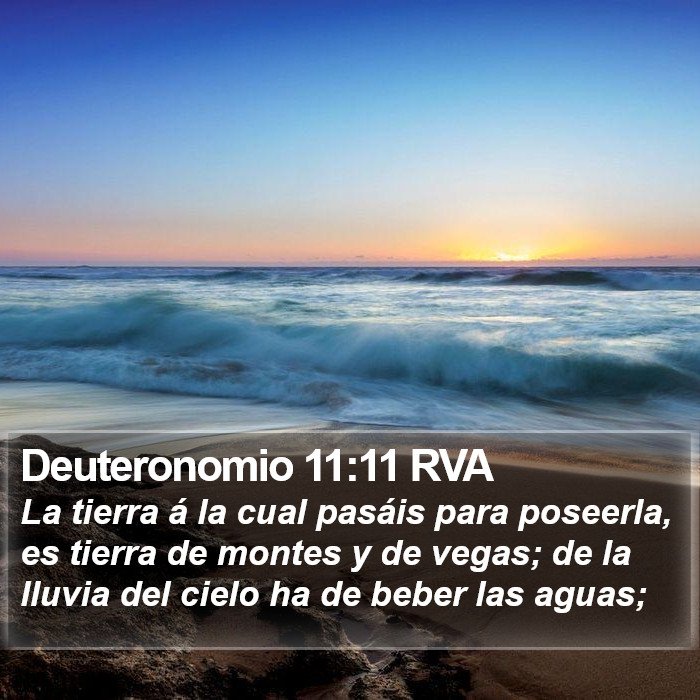 Deuteronomio 11:11 RVA Bible Study