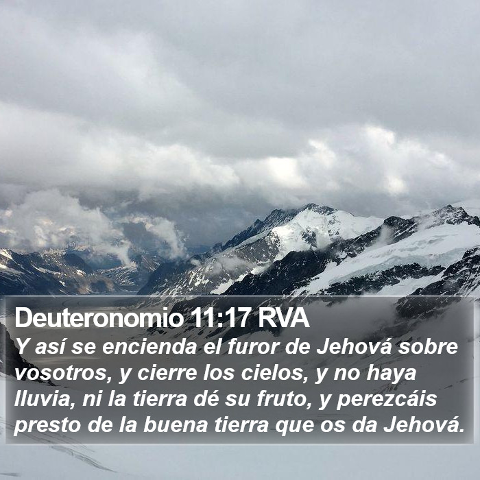 Deuteronomio 11:17 RVA Bible Study