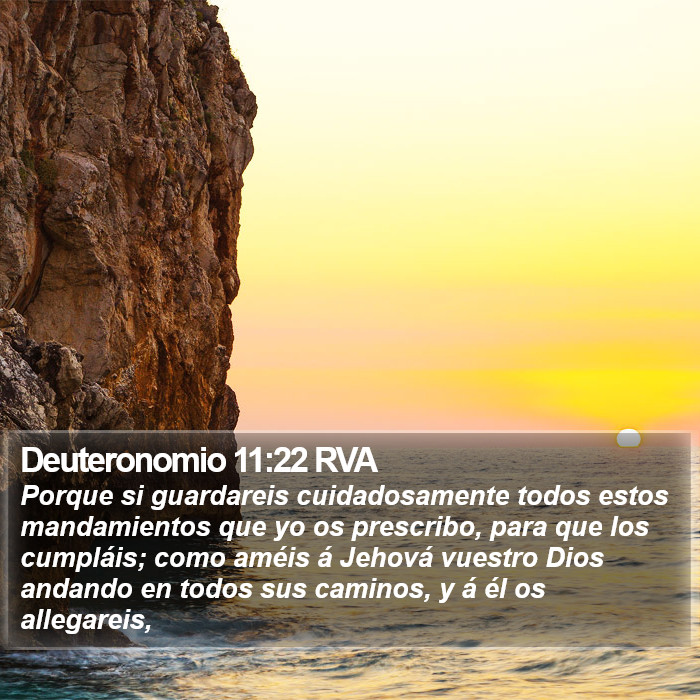 Deuteronomio 11:22 RVA Bible Study