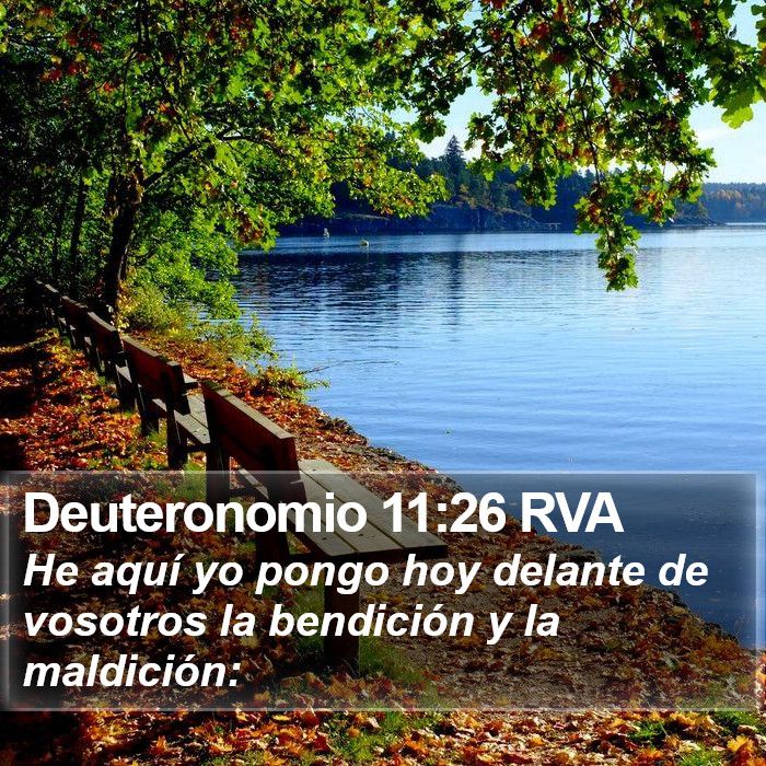 Deuteronomio 11:26 RVA Bible Study