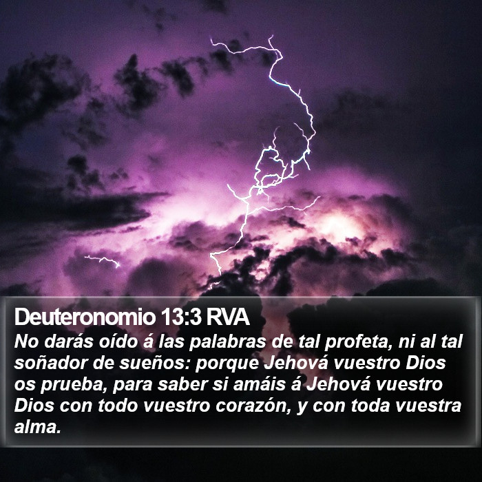 Deuteronomio 13:3 RVA Bible Study