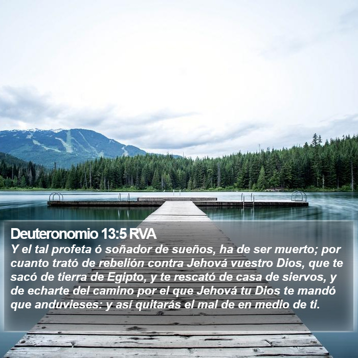 Deuteronomio 13:5 RVA Bible Study