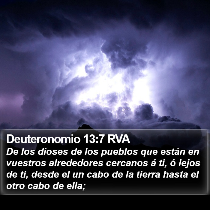 Deuteronomio 13:7 RVA Bible Study