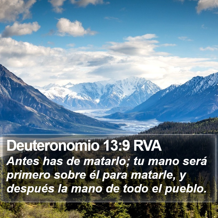 Deuteronomio 13:9 RVA Bible Study