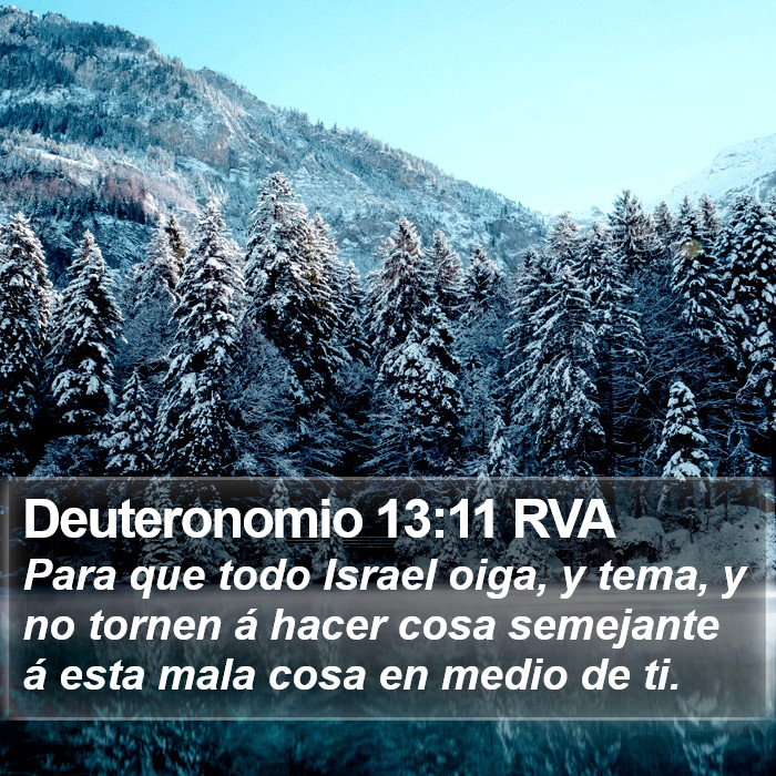 Deuteronomio 13:11 RVA Bible Study