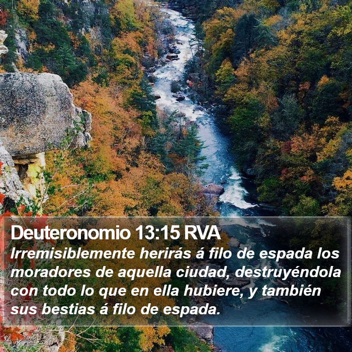 Deuteronomio 13:15 RVA Bible Study