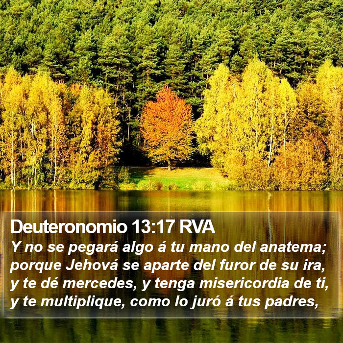 Deuteronomio 13:17 RVA Bible Study