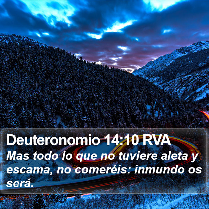 Deuteronomio 14:10 RVA Bible Study