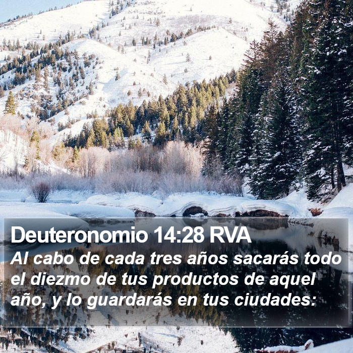 Deuteronomio 14:28 RVA Bible Study