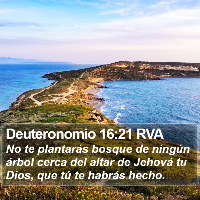 Deuteronomio 16:21 RVA Bible Study