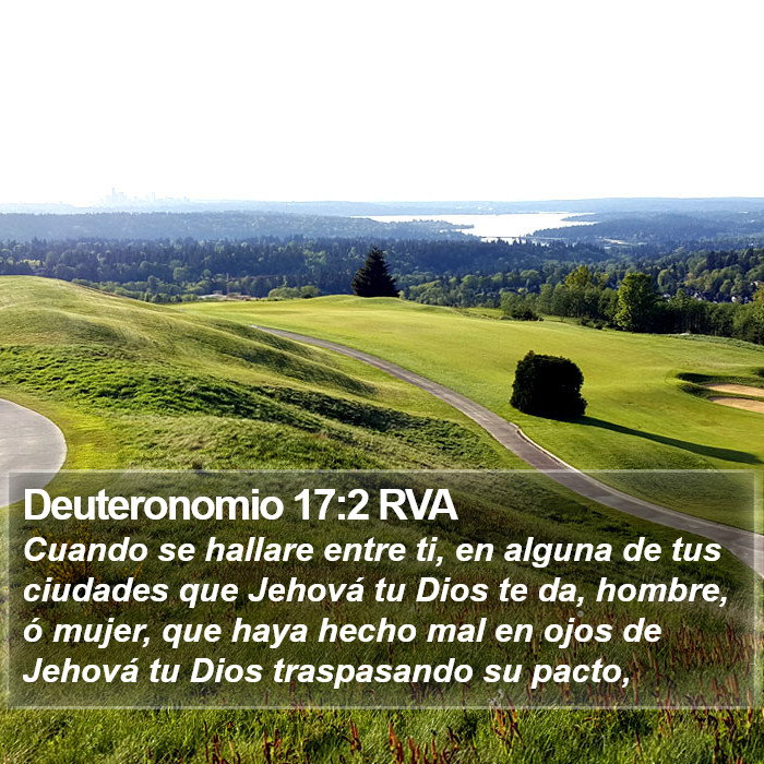 Deuteronomio 17:2 RVA Bible Study