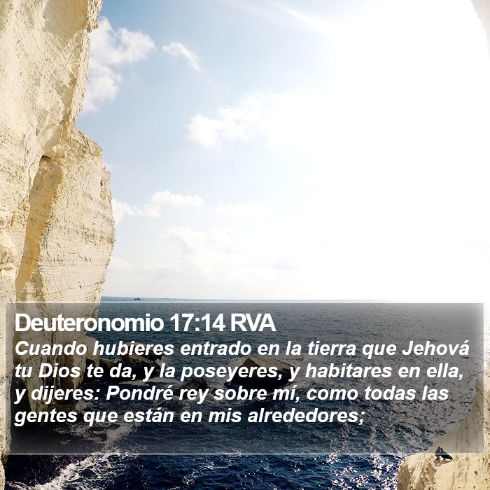 Deuteronomio 17:14 RVA Bible Study