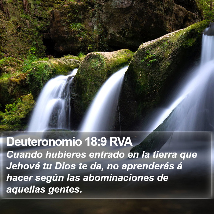 Deuteronomio 18:9 RVA Bible Study