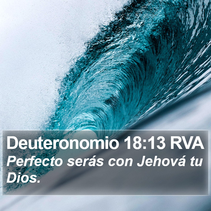 Deuteronomio 18:13 RVA Bible Study