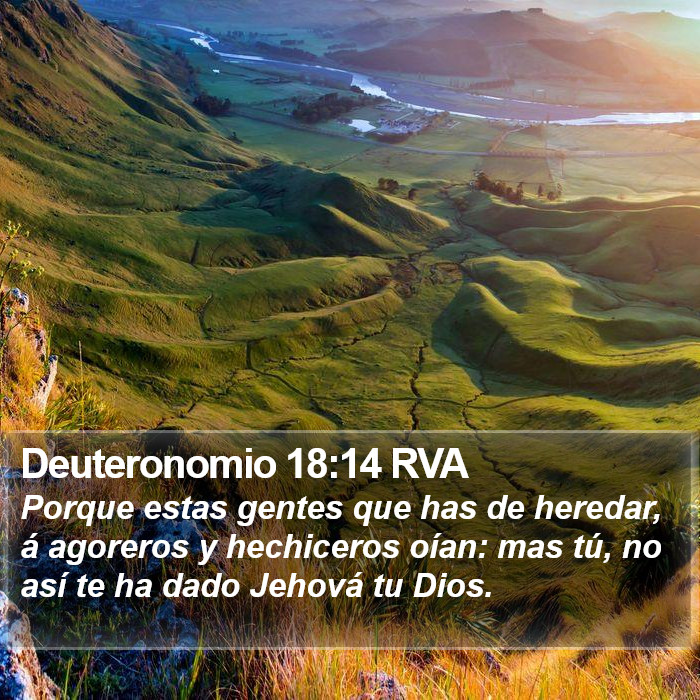 Deuteronomio 18:14 RVA Bible Study