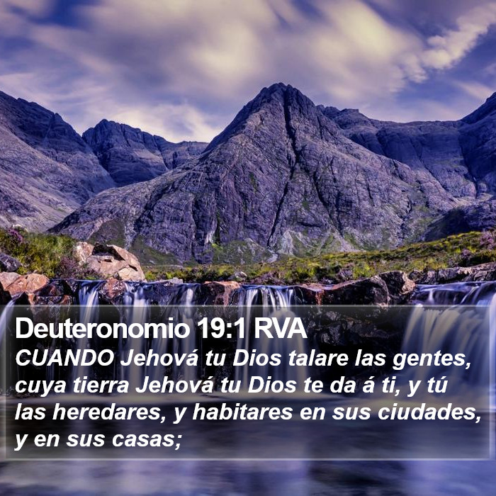 Deuteronomio 19:1 RVA Bible Study