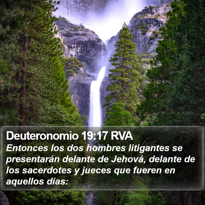 Deuteronomio 19:17 RVA Bible Study