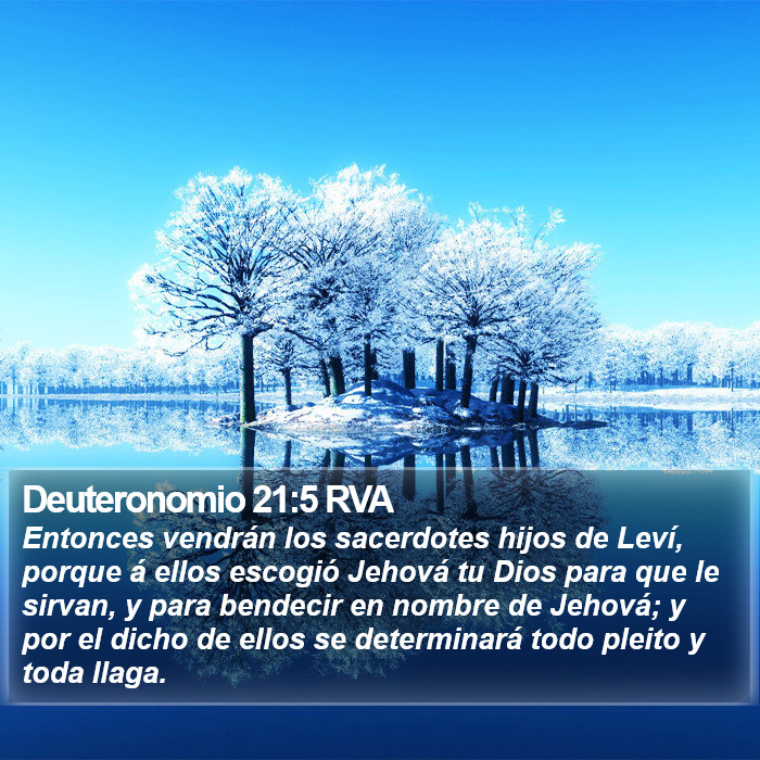 Deuteronomio 21:5 RVA Bible Study