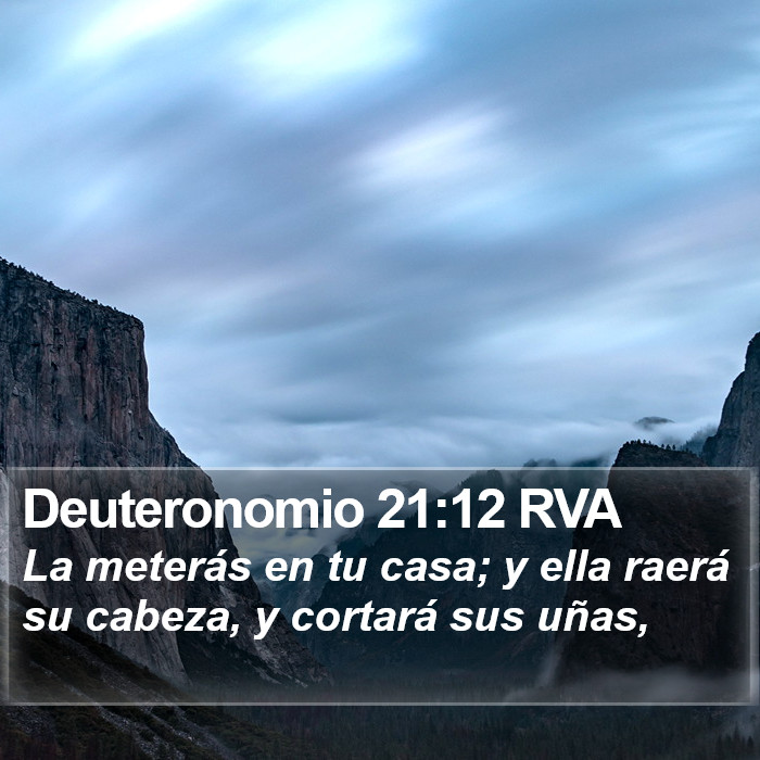 Deuteronomio 21:12 RVA Bible Study