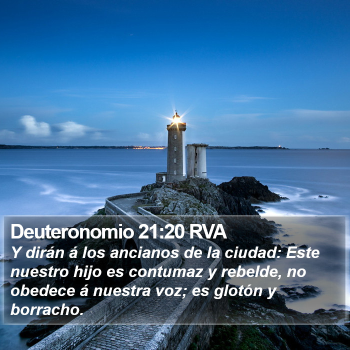 Deuteronomio 21:20 RVA Bible Study