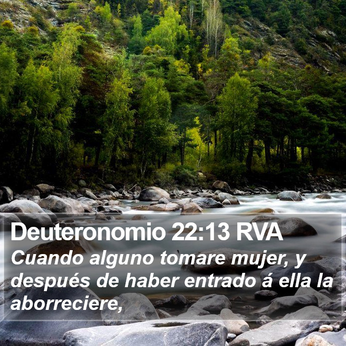 Deuteronomio 22:13 RVA Bible Study