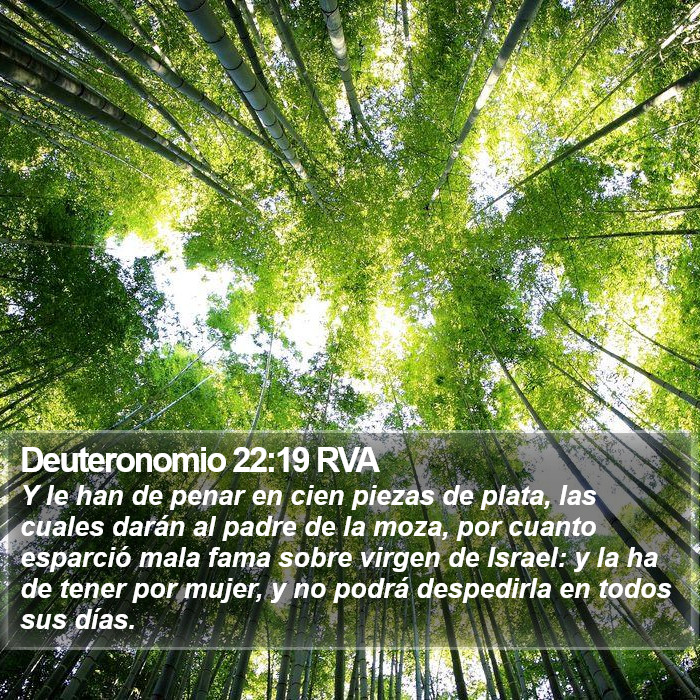 Deuteronomio 22:19 RVA Bible Study