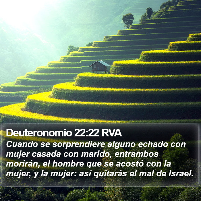 Deuteronomio 22:22 RVA Bible Study